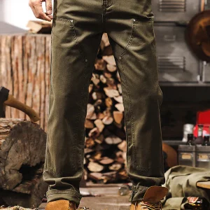 Heren Straight-Leg Utility Cargo Broek