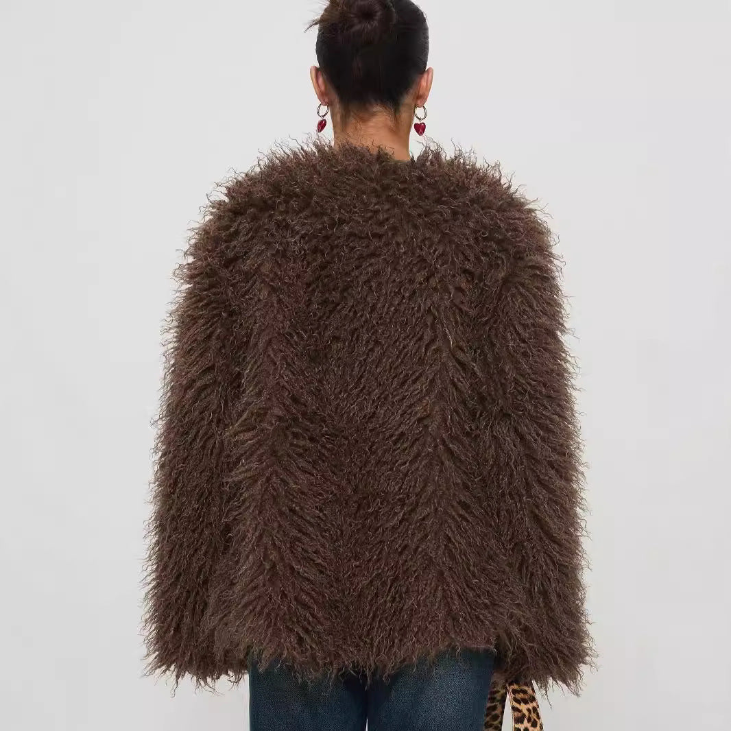 Ziva - Coat Fur Jacket - Afbeelding 6