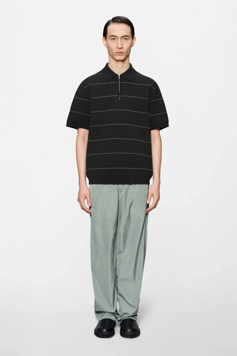 Striped Knit Polo - Afbeelding 2