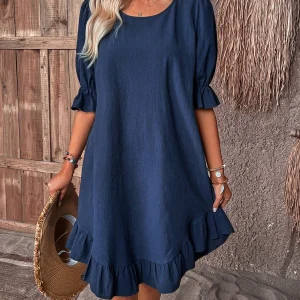 Emma's™ zomerjurk met ruches
