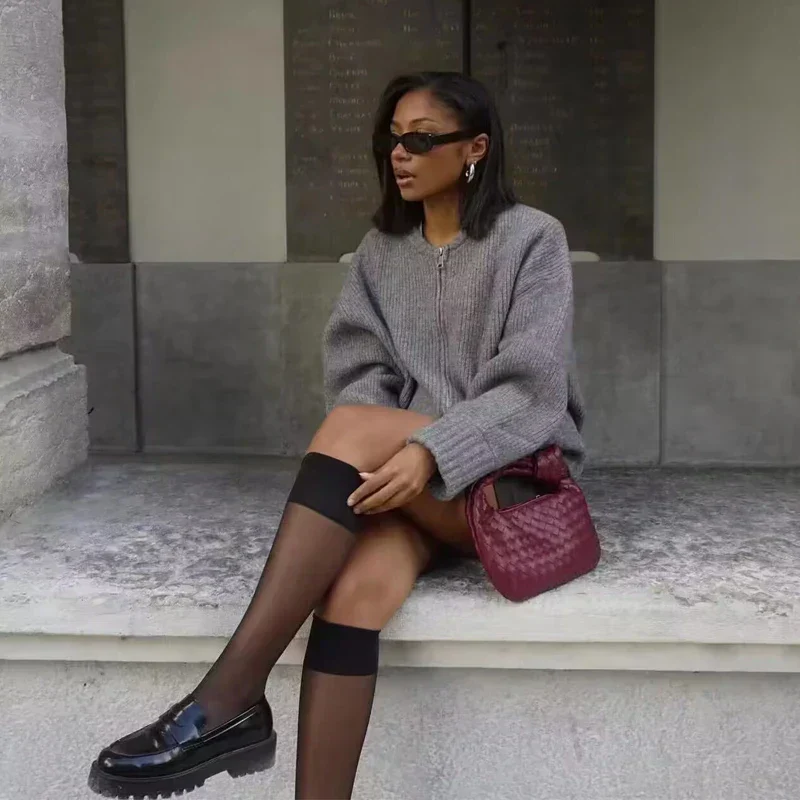 Belia™ | Knit Bomber Jacket Autumn - Afbeelding 3