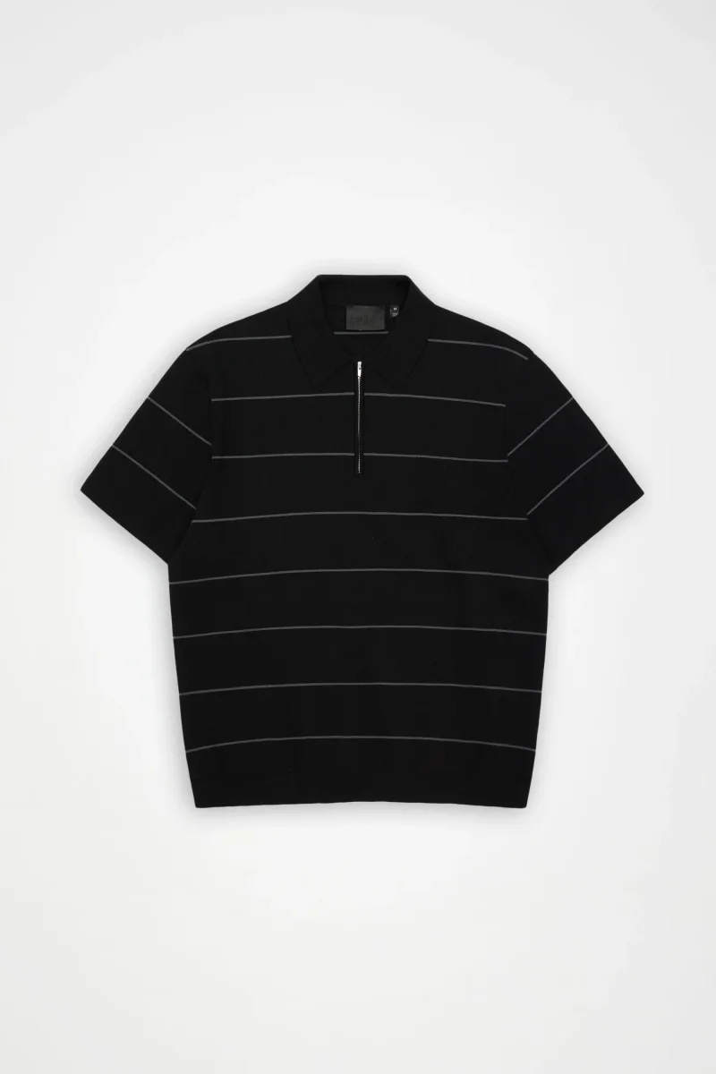 Striped Knit Polo - Afbeelding 3