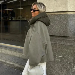 Alina damesjas | Casual losse jas van zacht en duurzaam materiaal