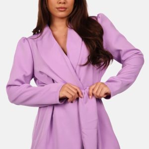 Blazer jumpsuit met elegante pasvorm lila