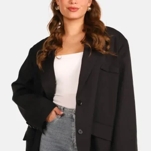 Blazer oversized zwart