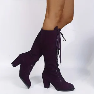 Dames Modieuze Kniehoge Laarzen - Warm en Trendy
