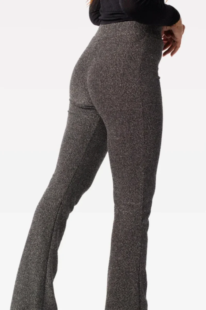 Flared pants glitter zilver - Afbeelding 4