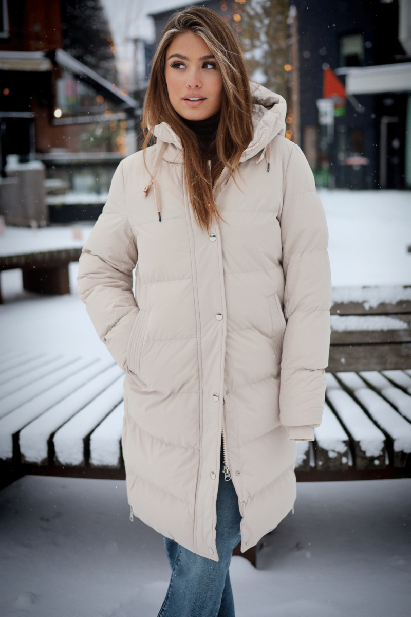 Getdrezzed winterjas medium beige - Afbeelding 3