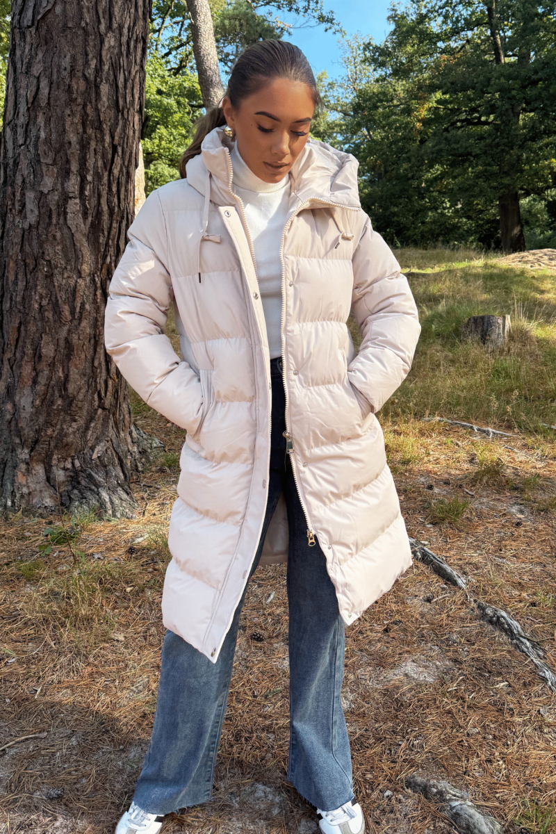 Getdrezzed winterjas medium beige - Afbeelding 7