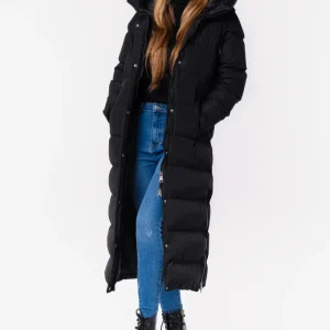 Getdrezzed winterjas lang zwart