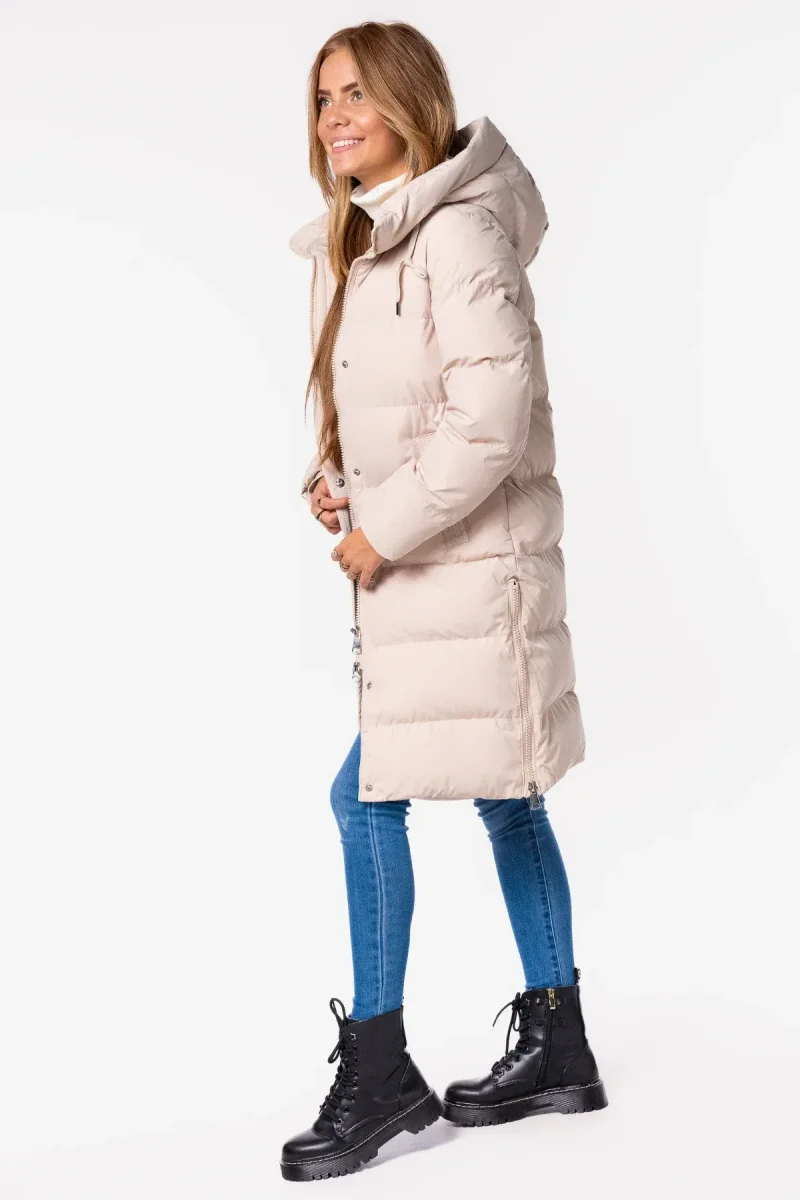 Getdrezzed winterjas medium beige - Afbeelding 5