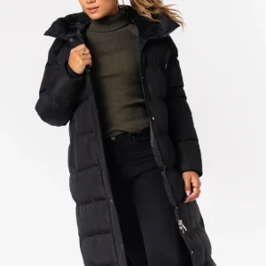 Getdrezzed winterjas midi zwart