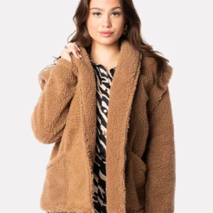 Jacket teddy camel