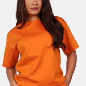 Shirt met relaxte pasvorm oranje