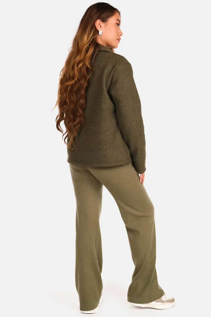 Teddy jacket kaki - Afbeelding 6